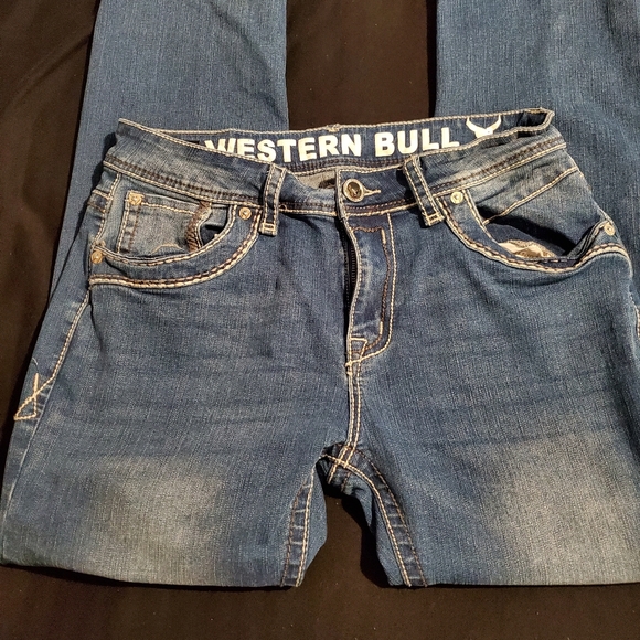Western Bull Mens Jeans. 34x30. Like New! - Picture 3 of 4